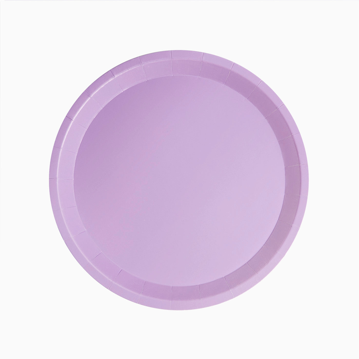 Plato Llano Redondo Cartón Ø 20.5 cm Lavanda (520 uds)