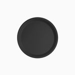 Plato Llano Redondo Postre Cartón Ø 17 cm Negro (12 uds)