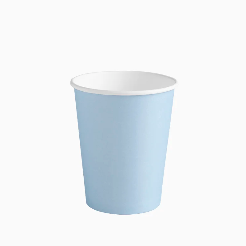 Vaso Cartón 270 cc Azul Pastel (10 uds)