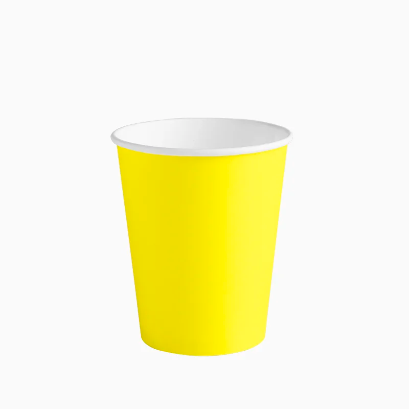 Vaso Cartón 270 cc Amarillo (1200 uds)