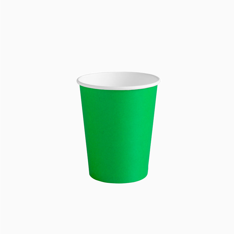 Vaso Cartón 270 cc Verde (1200 uds)