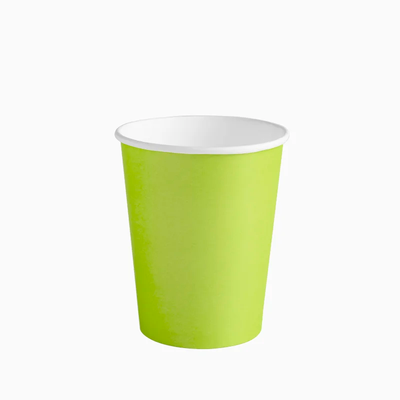 Vaso Cartón 270 cc Verde Lima (1200 uds)