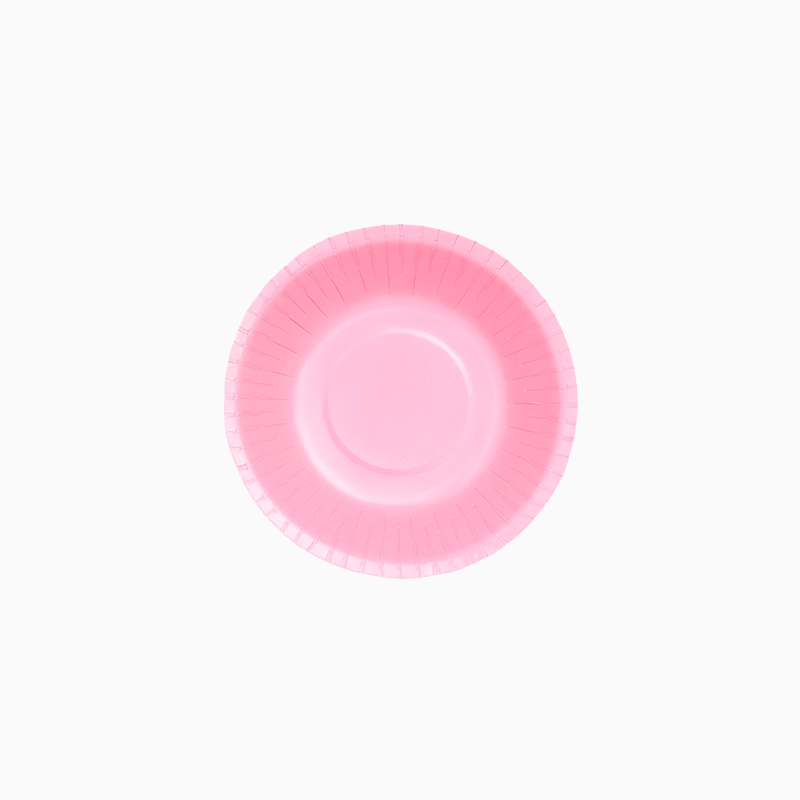 Bol Redondo Cartón 350 cc Rosa Pastel (180 uds)