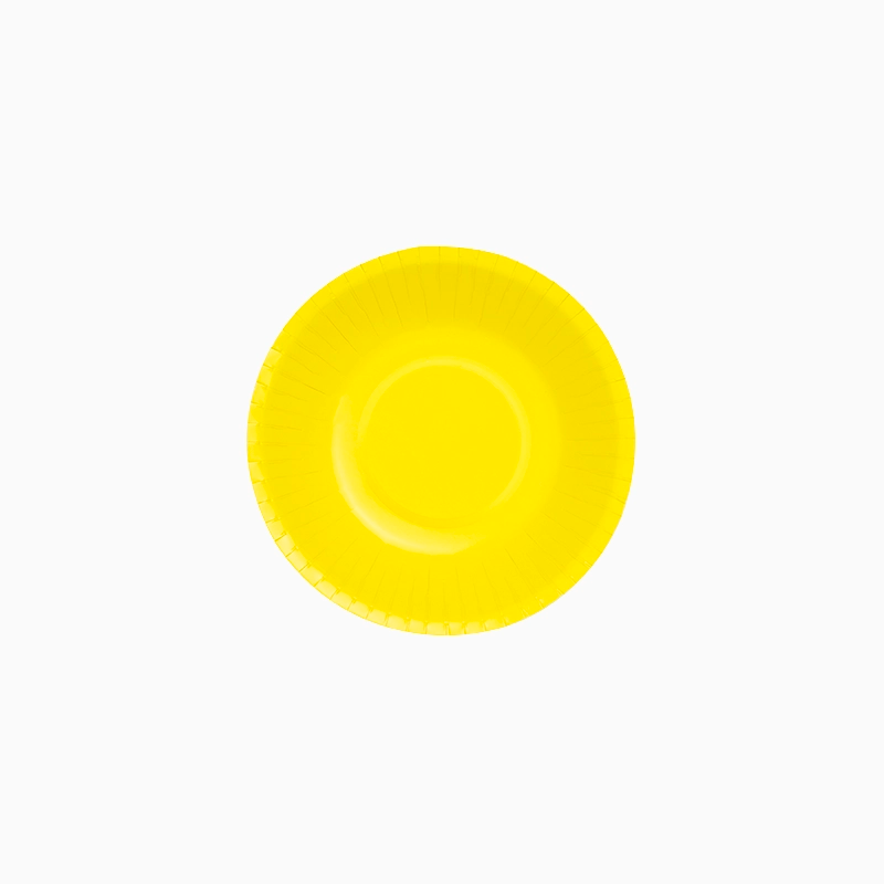 Bol Redondo Cartón 350 cc Amarillo (180 uds)