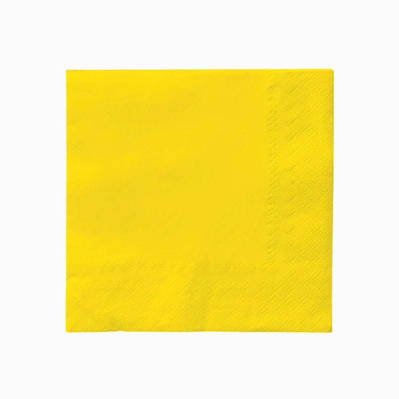 Servilletas Papel Doble Capa 33 x 33 cm Amarillo (20 uds)