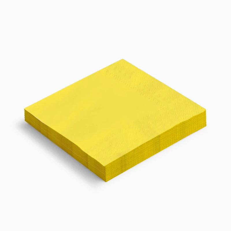 Servilletas Papel Doble Capa 33 x 33 cm Amarillo (400 uds)