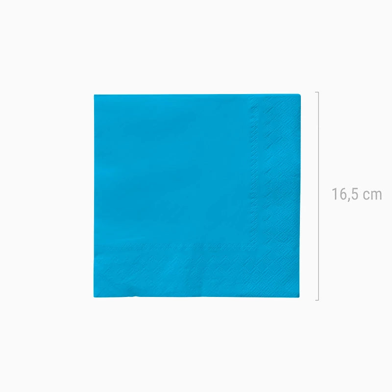 Servilletas Papel Doble Capa 33 x 33 cm Azul (20 uds)