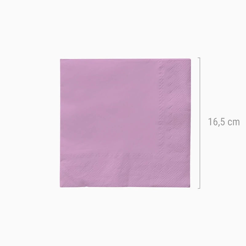 Servilletas Papel Doble Capa 33 x 33 cm Lavanda (400 uds)