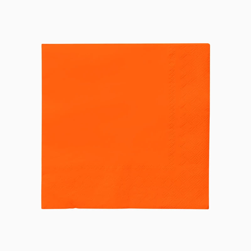 Servilletas Papel Doble Capa 33 x 33 cm Naranja (20 uds)