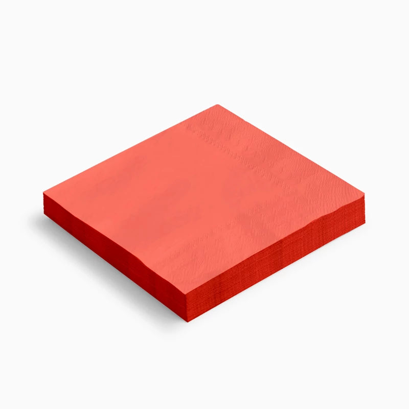 Servilletas Papel Doble Capa 33 x 33 cm Rojo (20 uds)