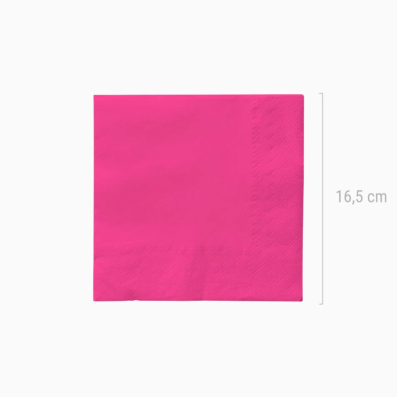 Servilletas Papel Doble Capa 33 x 33 cm Rosa (20 uds)