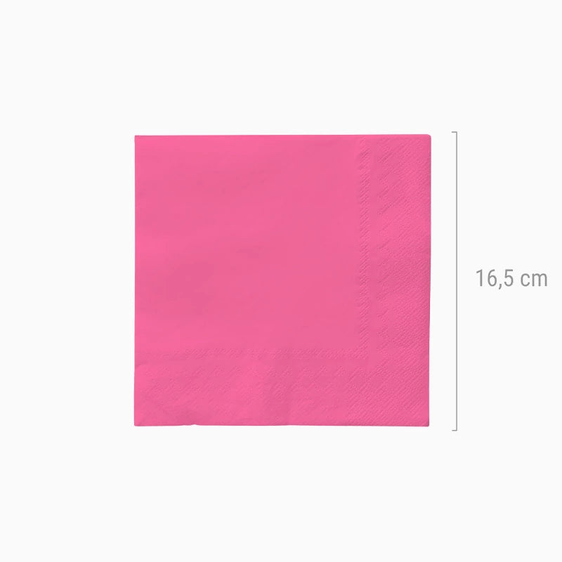 Servilletas Papel Doble Capa 33 x 33 cm Rosa (20 uds)