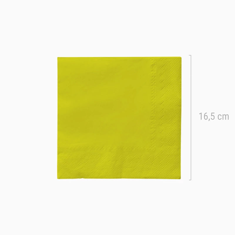 Servilletas Papel Doble Capa 33 x 33 cm Verde Lima (20 uds)