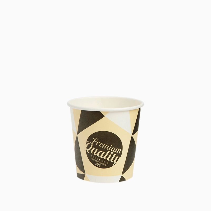 Vaso Cartón + PE Premium 120 cc Decorado (1000 uds)