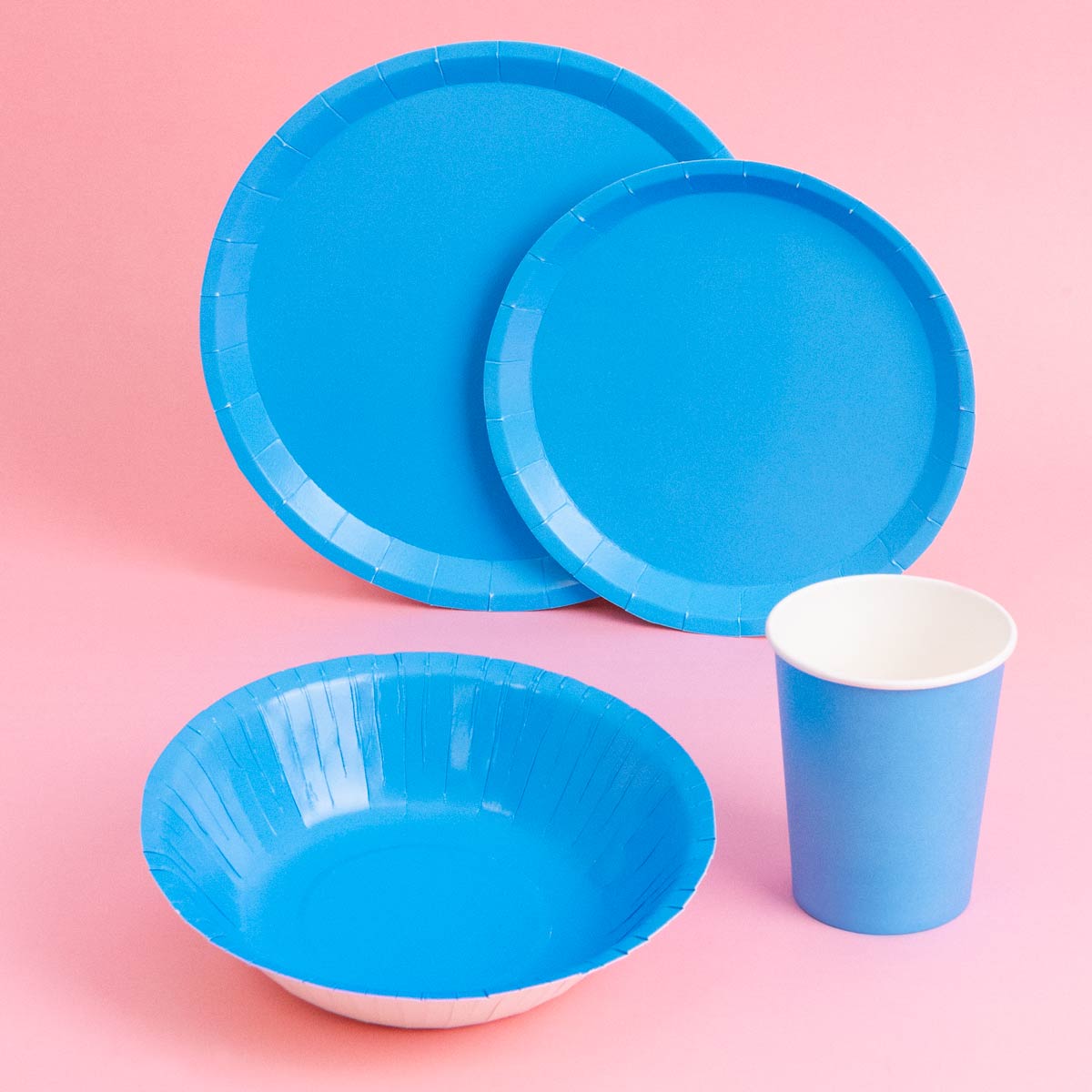 Vaso Cartón 270cc Azul