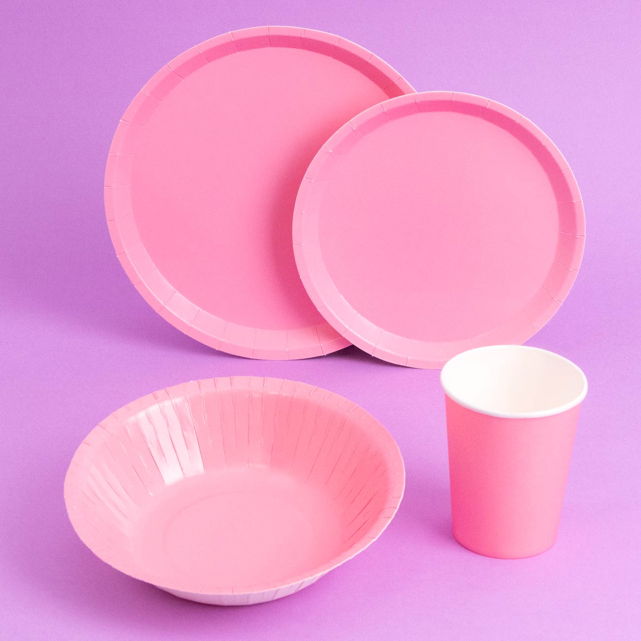 Vaso Cartón 270 cc Rosa Pastel (1200 uds)