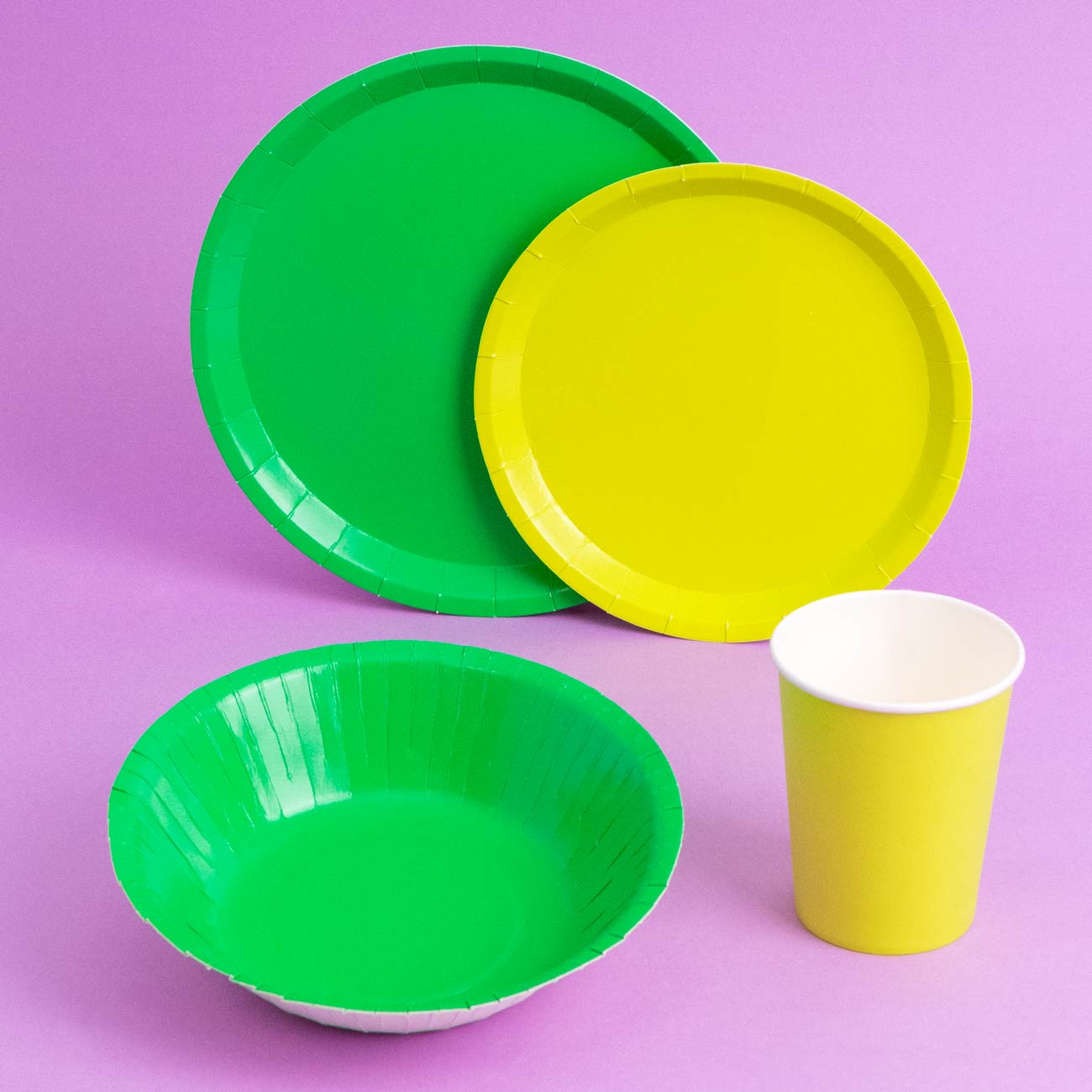 Vaso Cartón 270cc Verde Lima