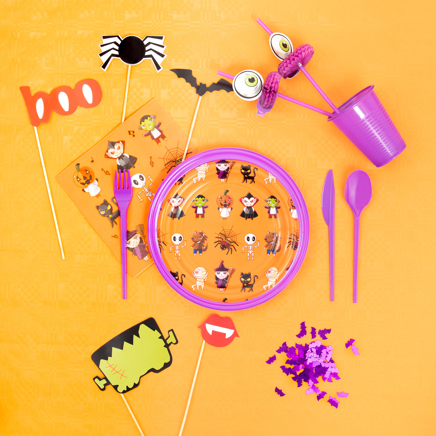 Rollo Mantel Papel Impermeable 1.20 x 5 m Naranja (25 uds)