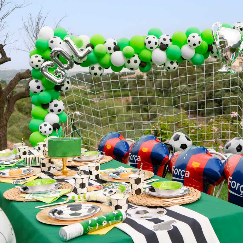 Set 12 Cañones Confeti Pequeño 30 cm Fútbol (12 uds)