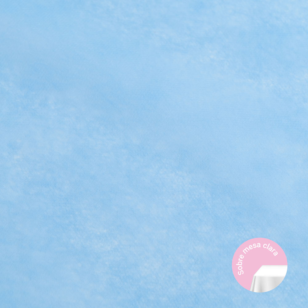 Rollo Camino de Mesa TNT de 12 m con Precorte a 0.30 cm Azul Pastel (12 uds)