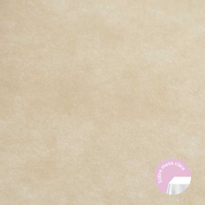 Rollo Camino de Mesa TNT de 12m con Precorte a 0,30cm Crema