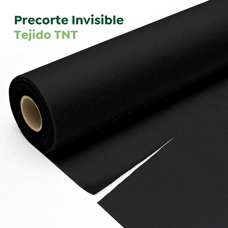 Rollo Mantel TNT de 48 m con Precorte a 0.40 cm Negro (6 uds)