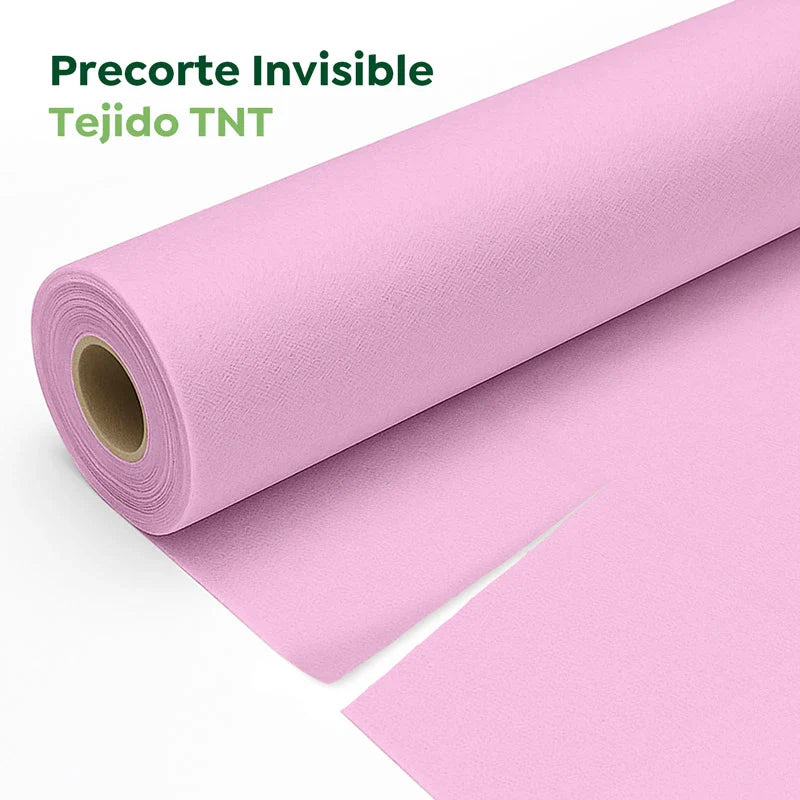Rollo Mantel TNT de 48 m con Precorte a 0.40 cm Rosa Pastel (6 uds)