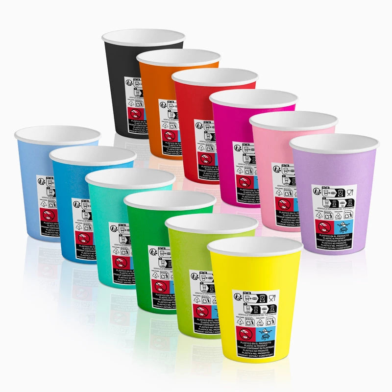 Vaso Cartón 270 cc Verde Menta (10 uds)