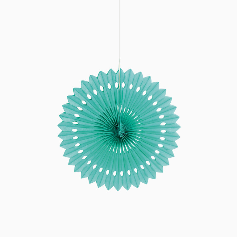 Abanico Papel Verde Menta
