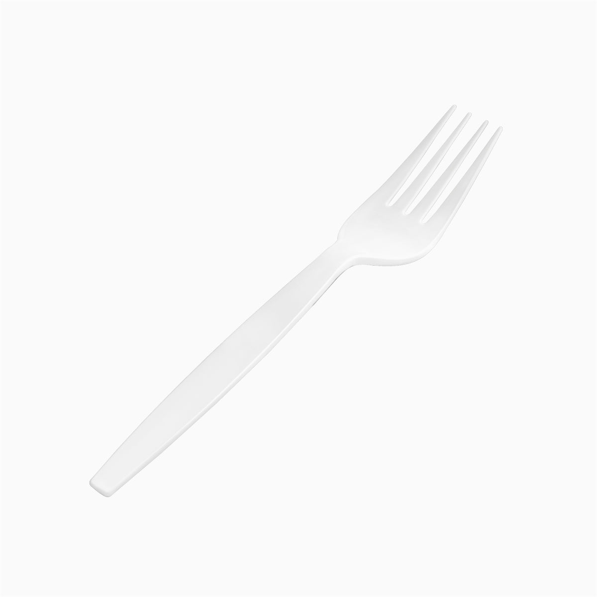 Tenedor CPLA Compostable 18 cm Blanco 50 Uds