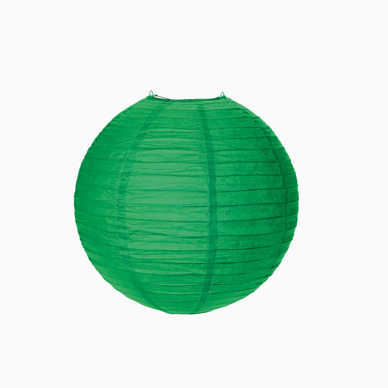 Lámpara Esfera Papel Mediana Verde