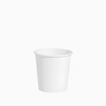 Vaso Biodegradable Cartón 120 cc Blanco Take Away 30 uds