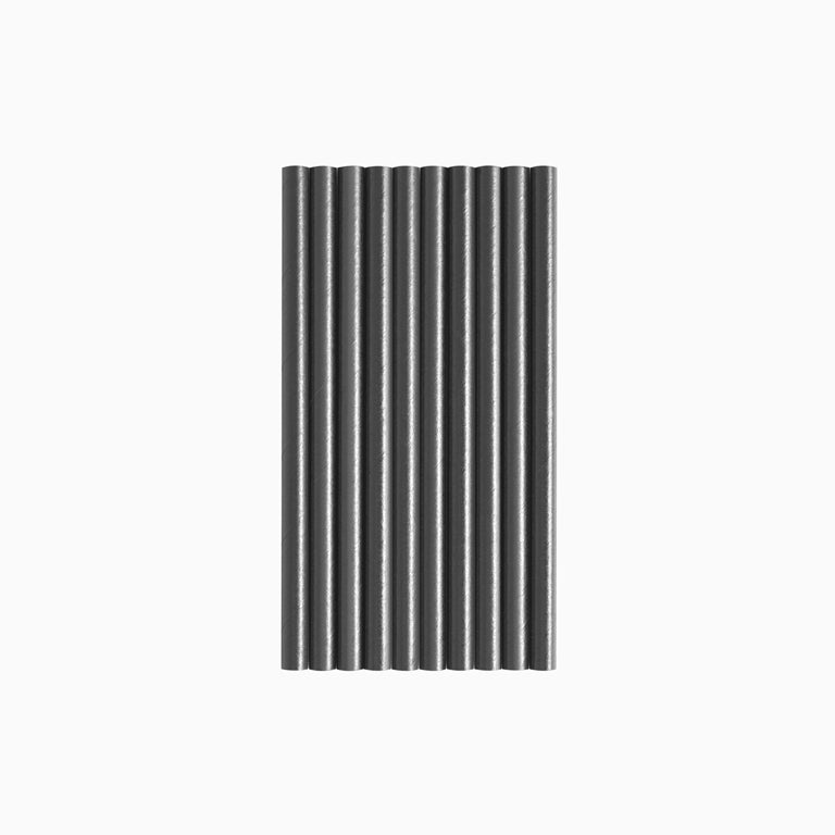 Pajitas Papel Biodegradable Negras 15 cm | Honest Green