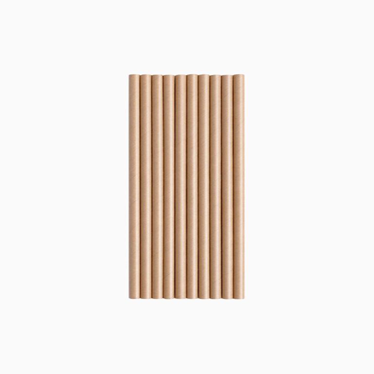 Pajitas Papel Biodegradable kraft 15 cm | Honest Green