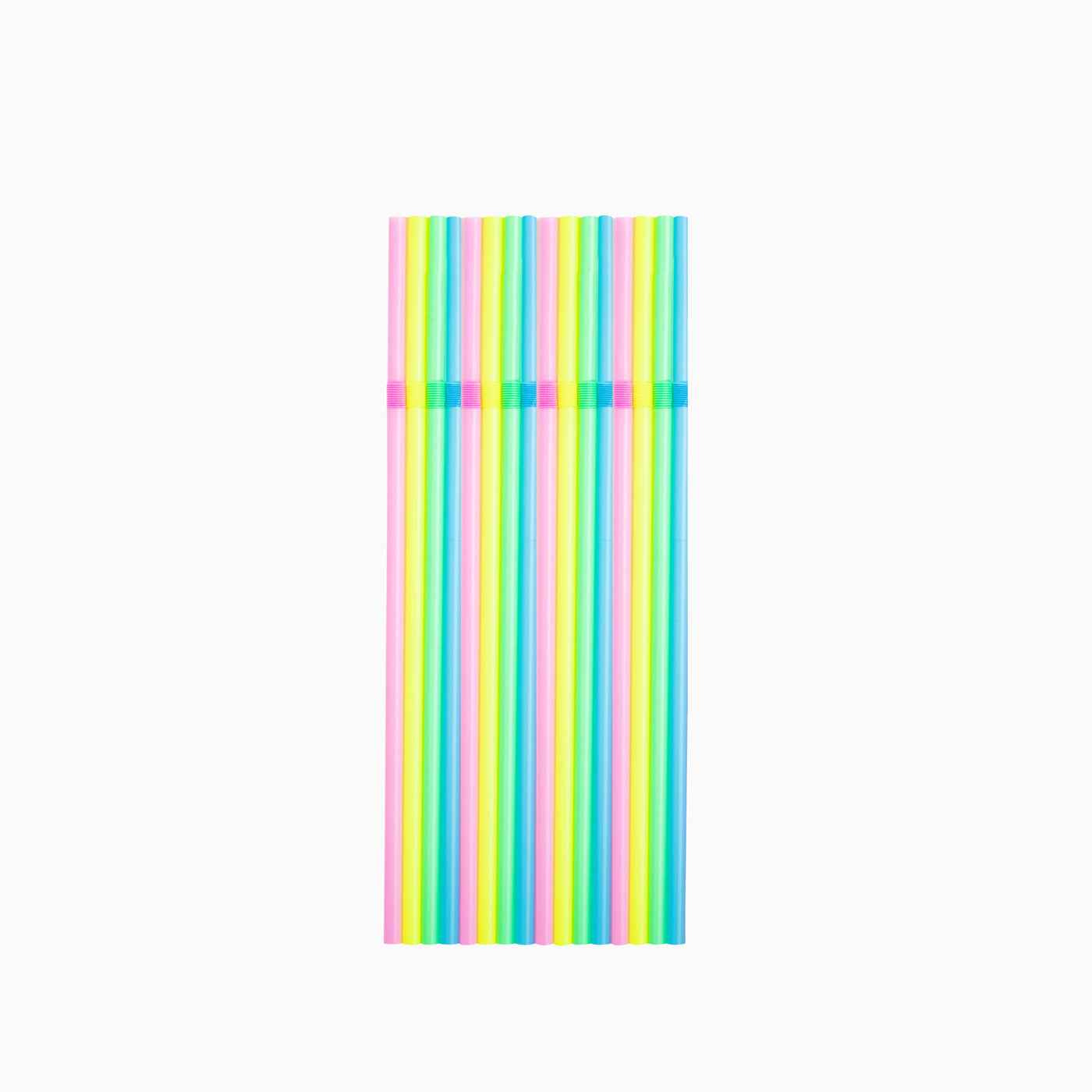 Pajitas PLA Flexibles 21 cm Multicolor 50 uds