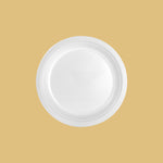 Plato Plástico Reutilizable PS Llano Redondo Ø22 cm Blanco 12 uds
