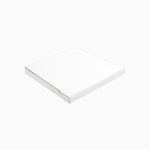 Caja Pizza Cartón Mini 26 x 26 x 3,5 cm Blanco - Take Away 100 Uds