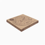 Caja Pizza Cartón Kraft Pequeña 30 x 30 x 4 cm - Take Away
