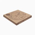 Caja Pizza Cartón Kraft Grande