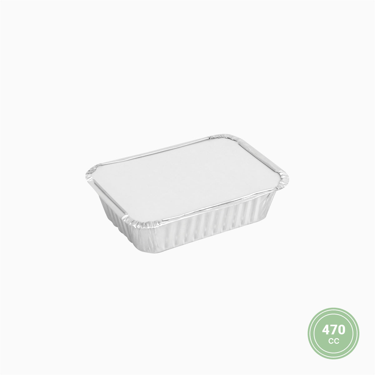 Bandeja Aluminio Mini con Tapa Rectangular