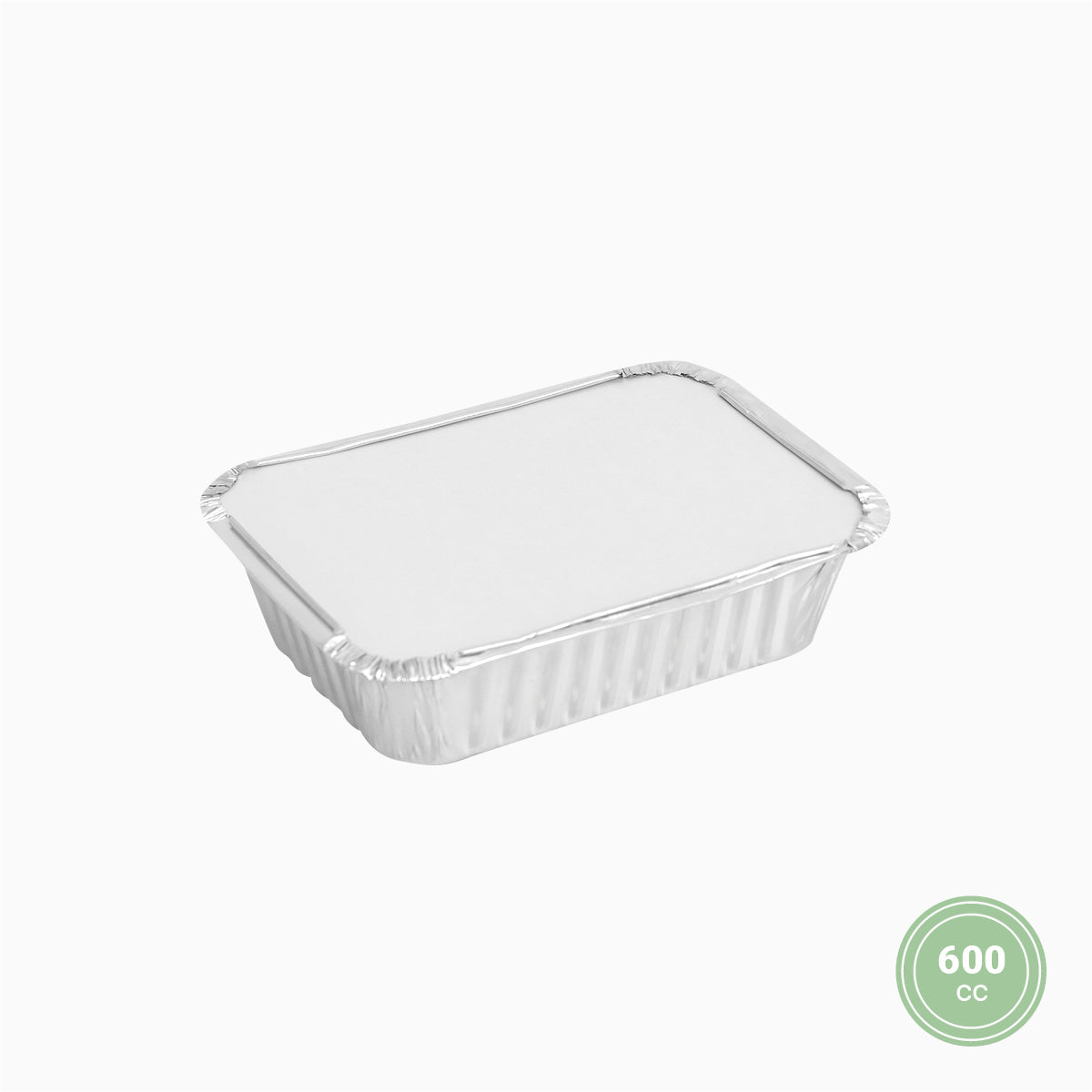 Bandeja Aluminio Pequeña con Tapa Rectangular