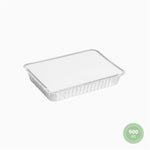 Bandeja Aluminio Mediana con Tapa Rectangular