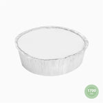 Bandeja de Aluminio con Tapa Redonda