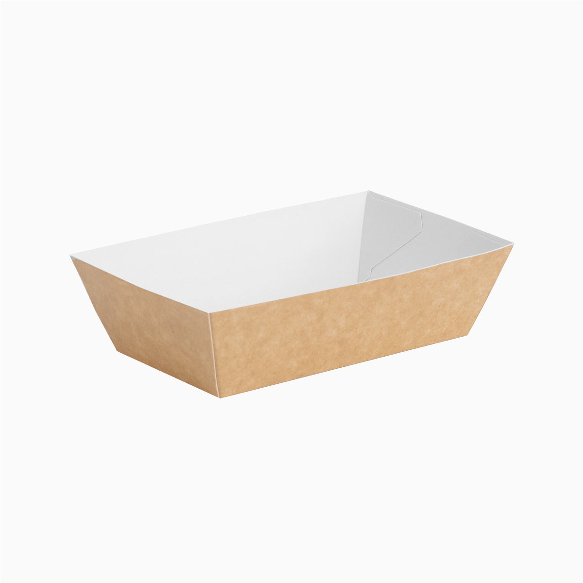 Barqueta Rectangular Cartón Kraft 15 x 8,5 x 4,5 cm - Take Away