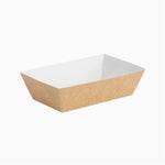 Barqueta Rectangular Cartón Kraft 15 x 8,5 x 4,5 cm - Take Away