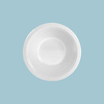 Bol Plástico Reutilizable PS Redondo Premium Ø 18 cm Blanco (18 uds)
