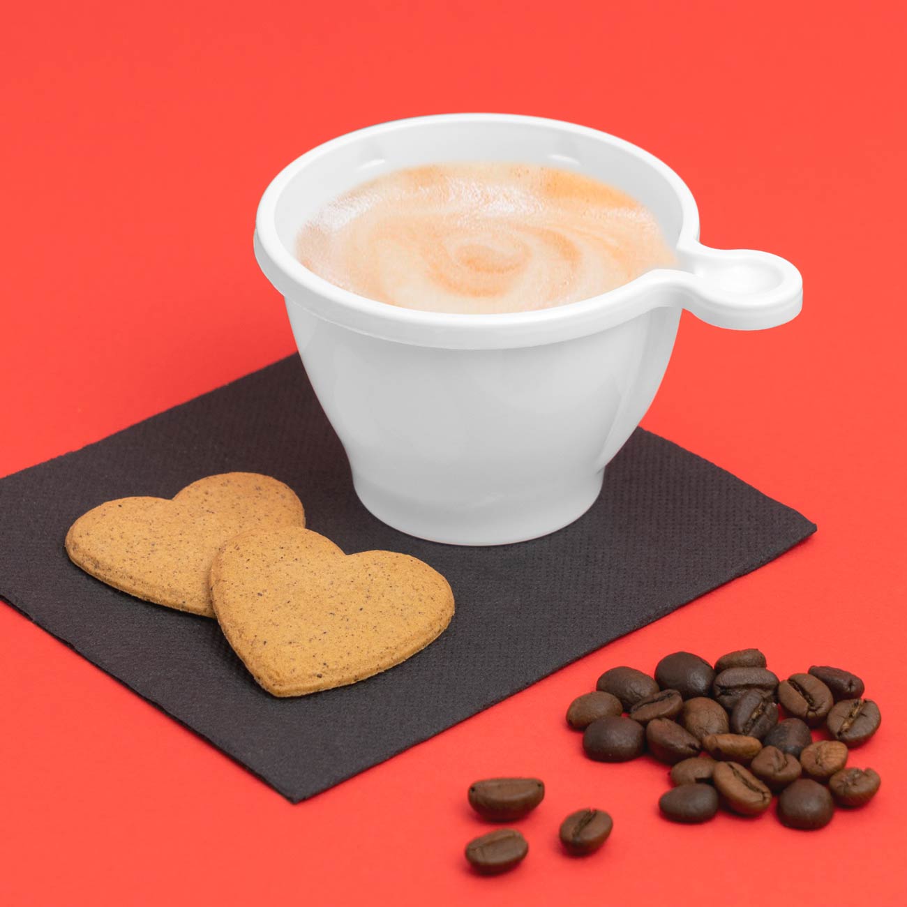 Taza para Café Plástico Reutilizable PS 170cc 12 uds
