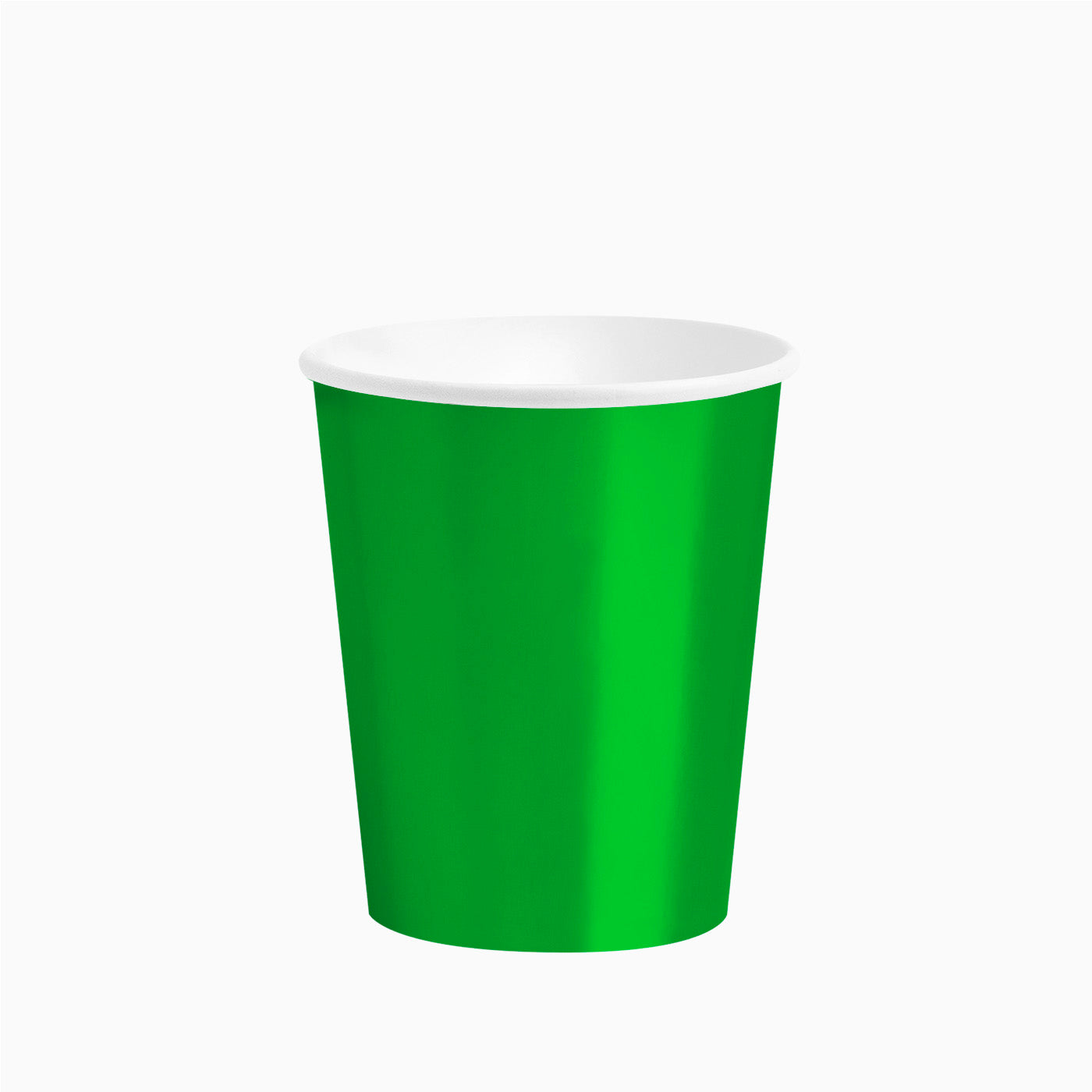 Vaso Cartón 270cc Verde Metalizado 6 uds