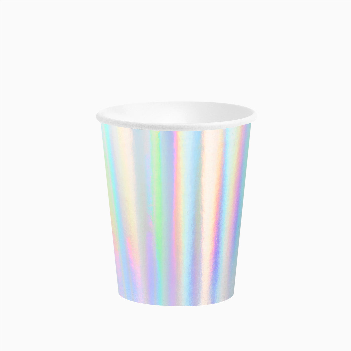 Vaso Cartón 270cc Iridiscente 6 uds