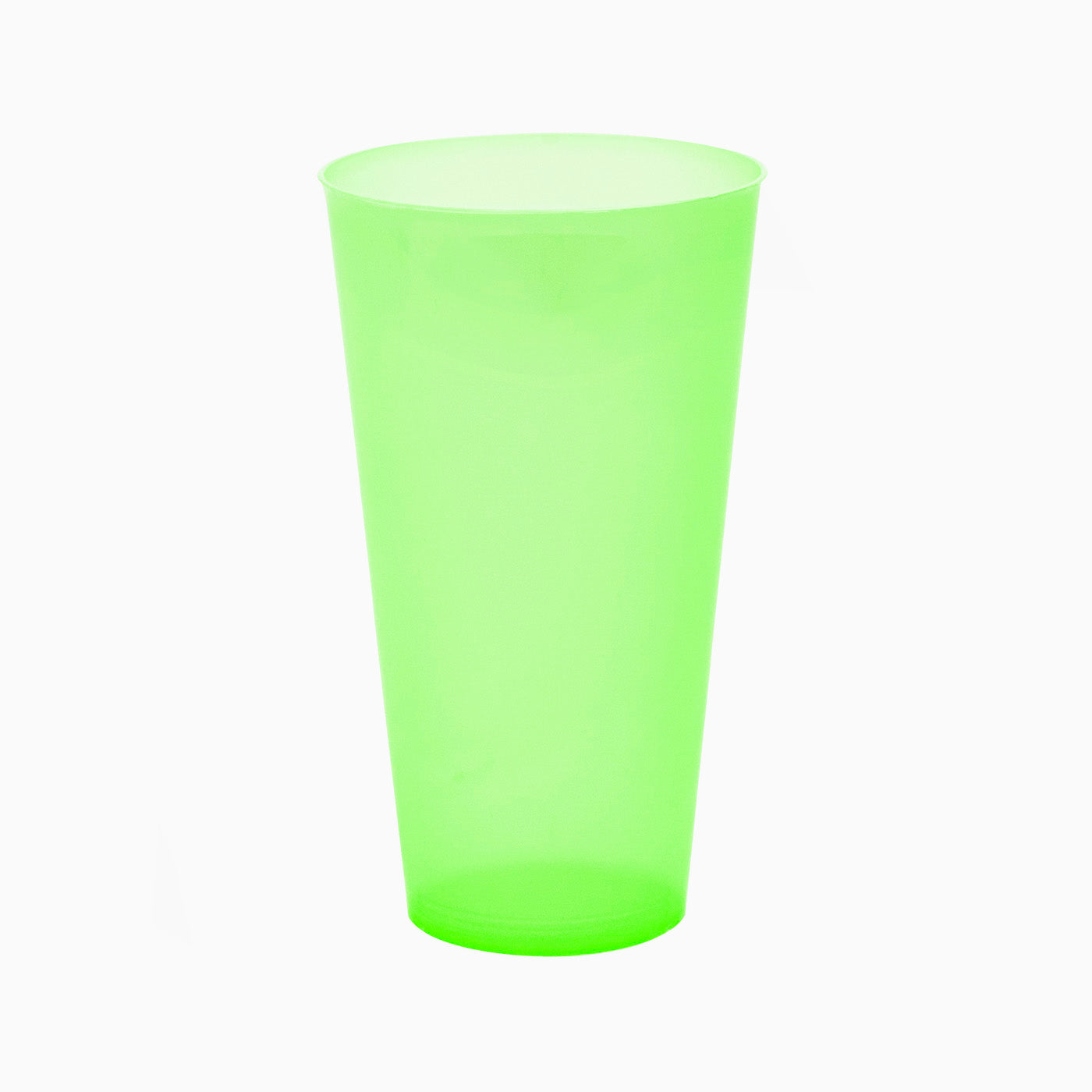 Vaso Cocktail Plástico PP Verde Flúor 480cc 4 uds